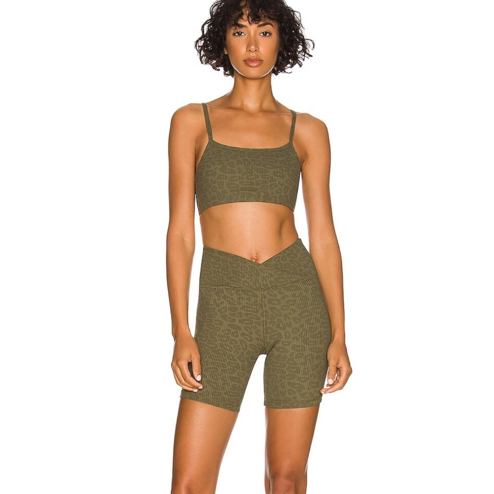 Strut This Rocky Bra & Hamilton Short in Safari Rib